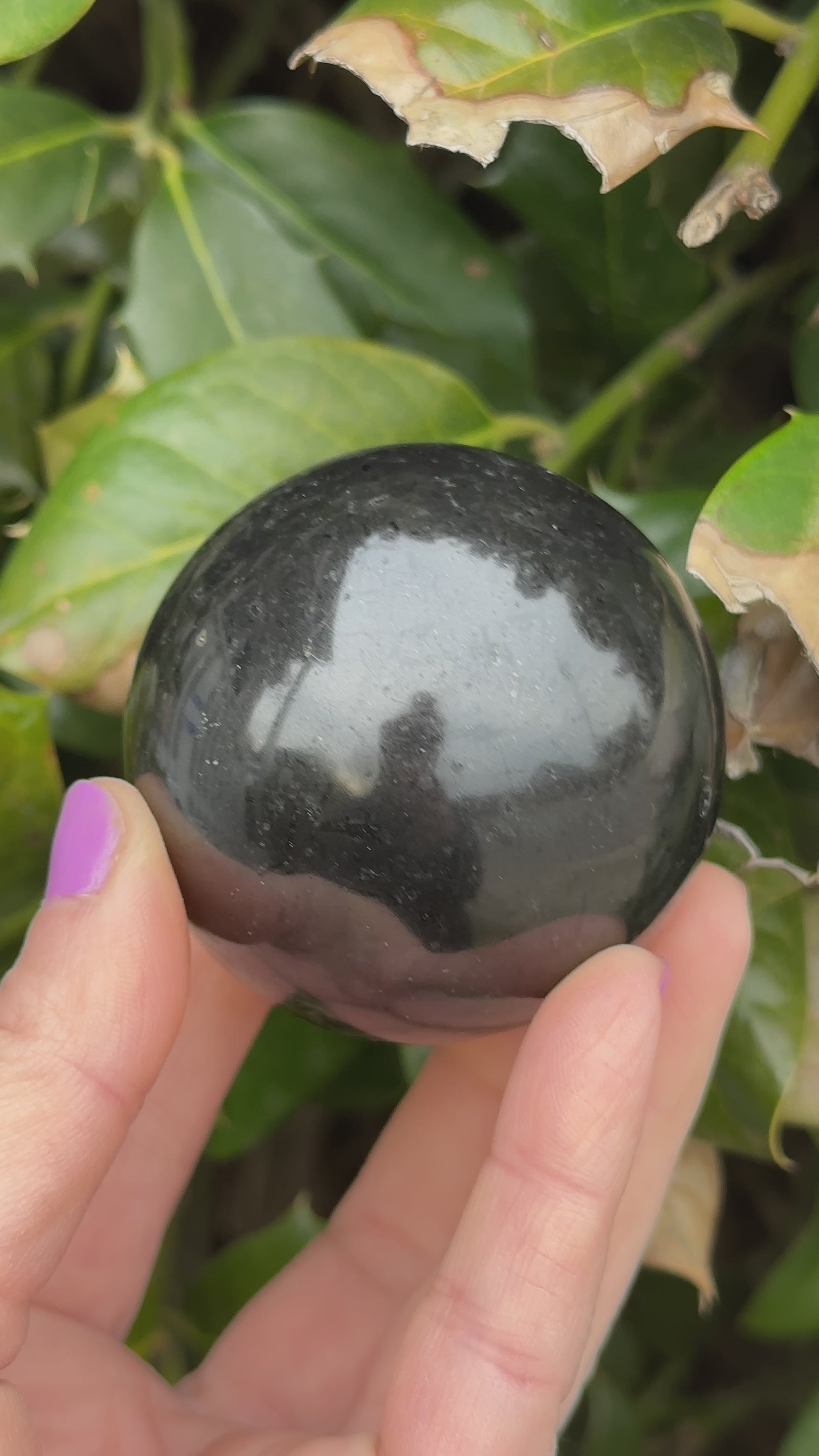 Black Tourmaline Sphere