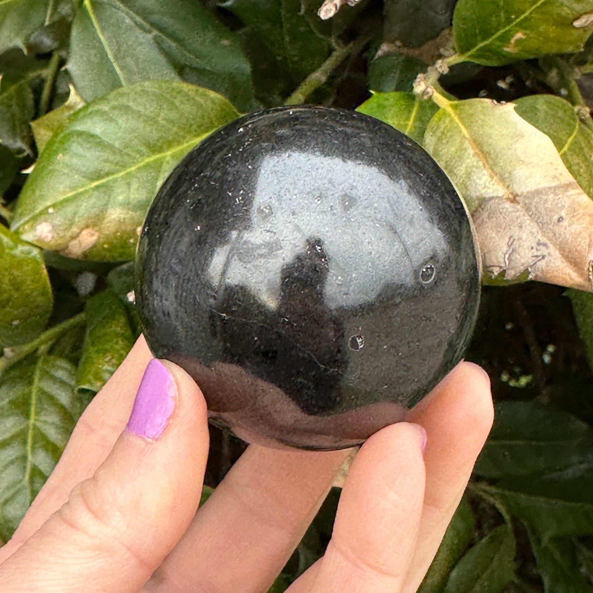 Black Tourmaline Sphere