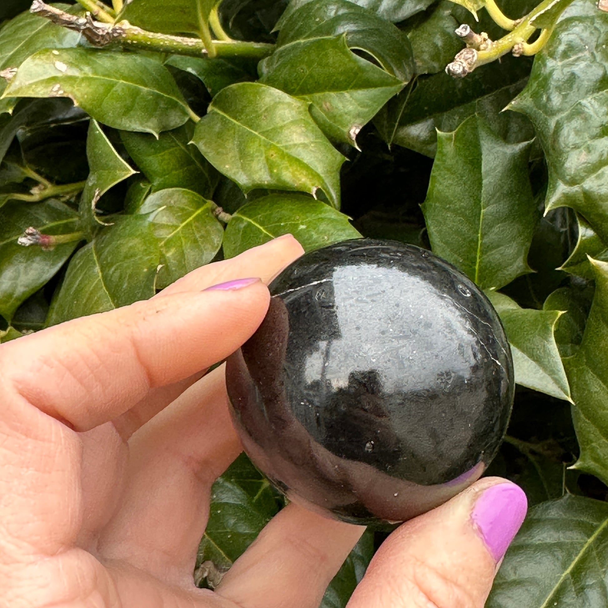 Black Tourmaline Sphere