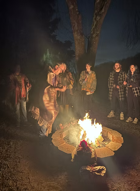 Full Moon Offering Fire