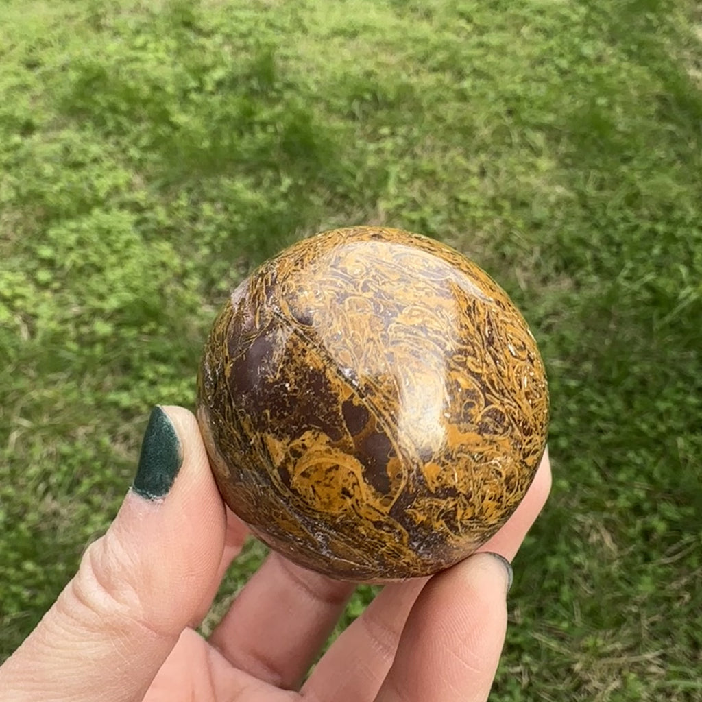 Calligraphy Stone Sphere