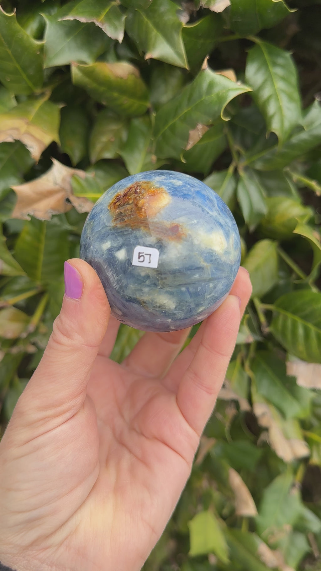 Blue Kyanite Sphere