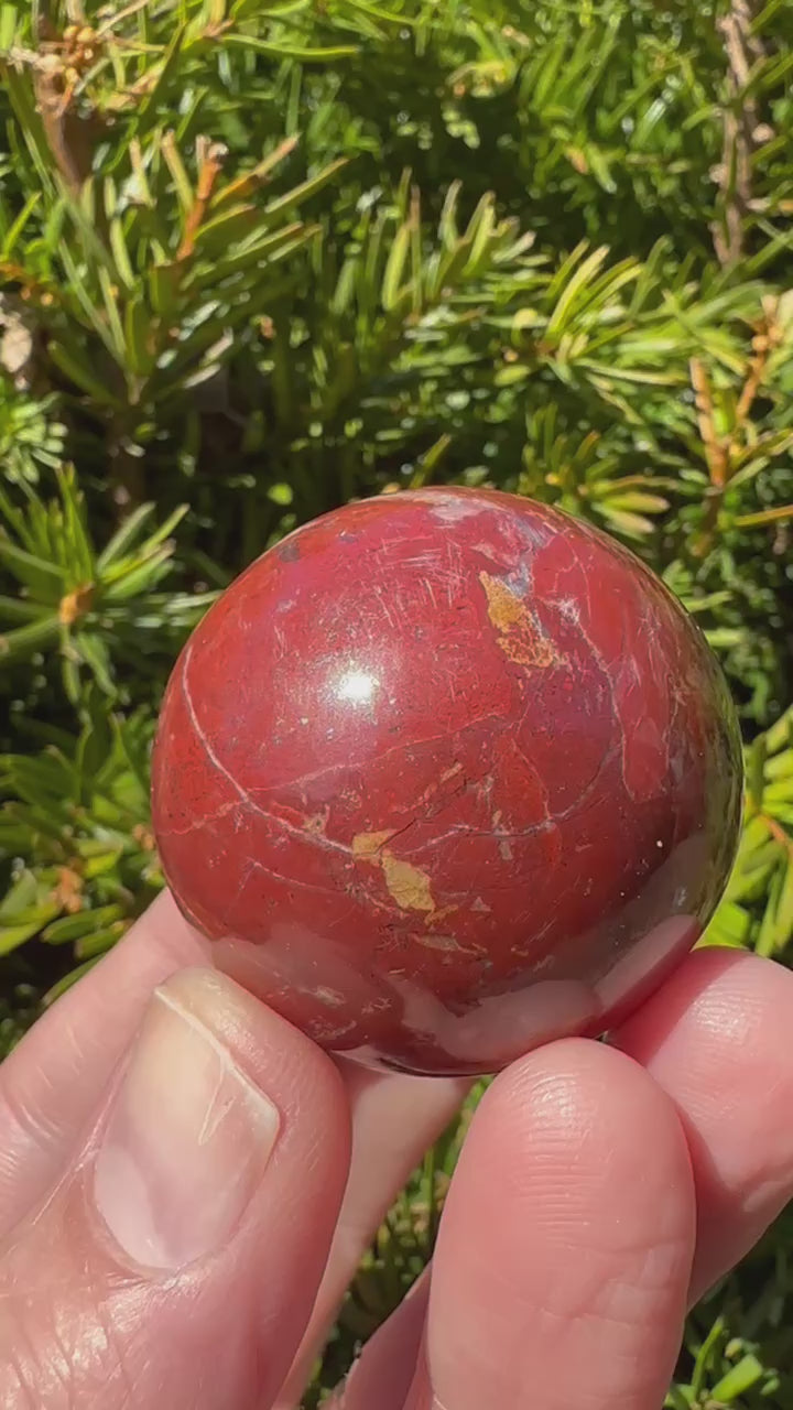Red Jasper Sphere