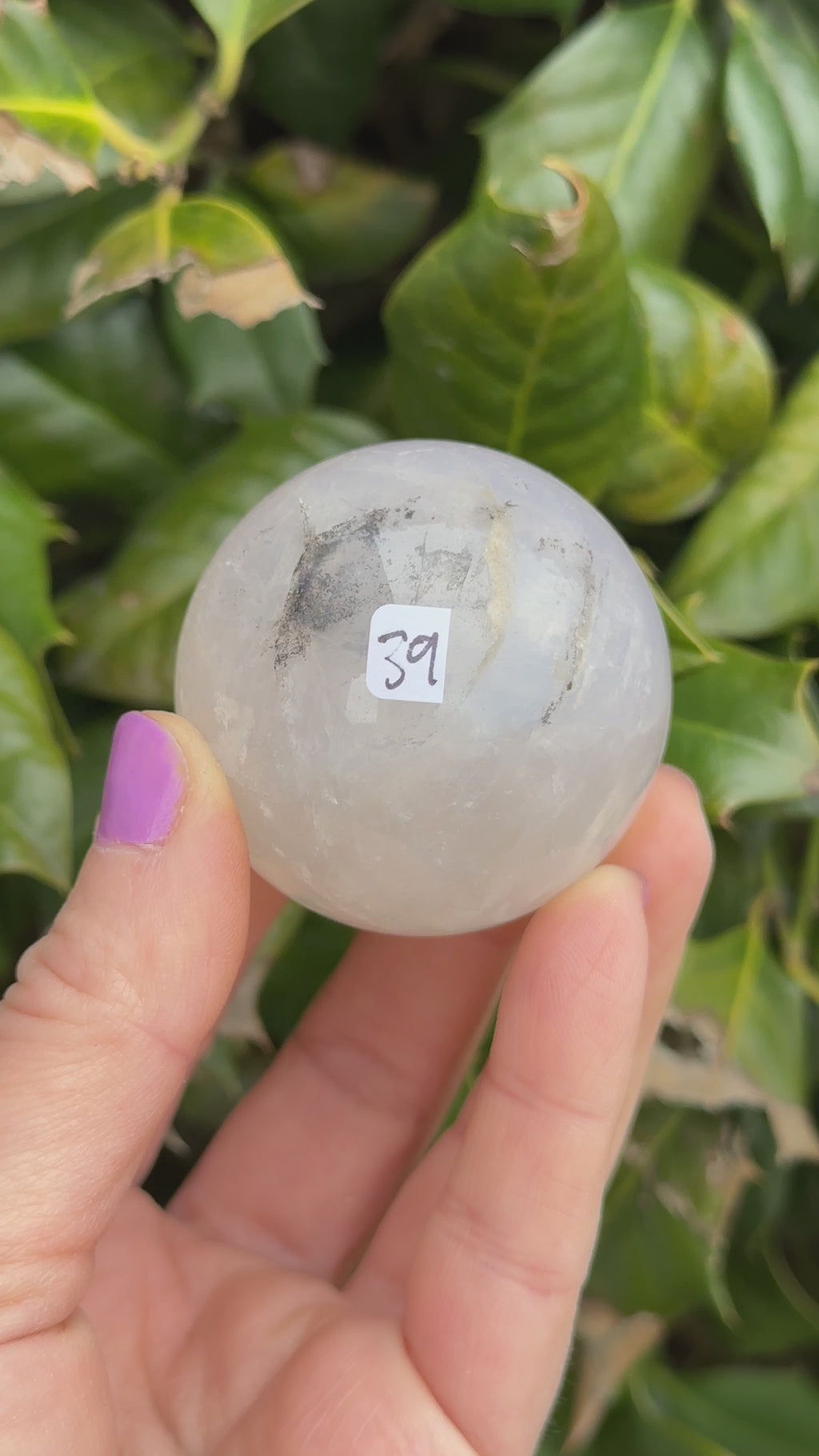 Blue Rose Quartz Sphere