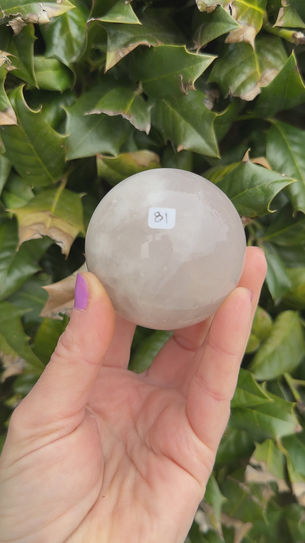 Blue Rose Quartz Sphere