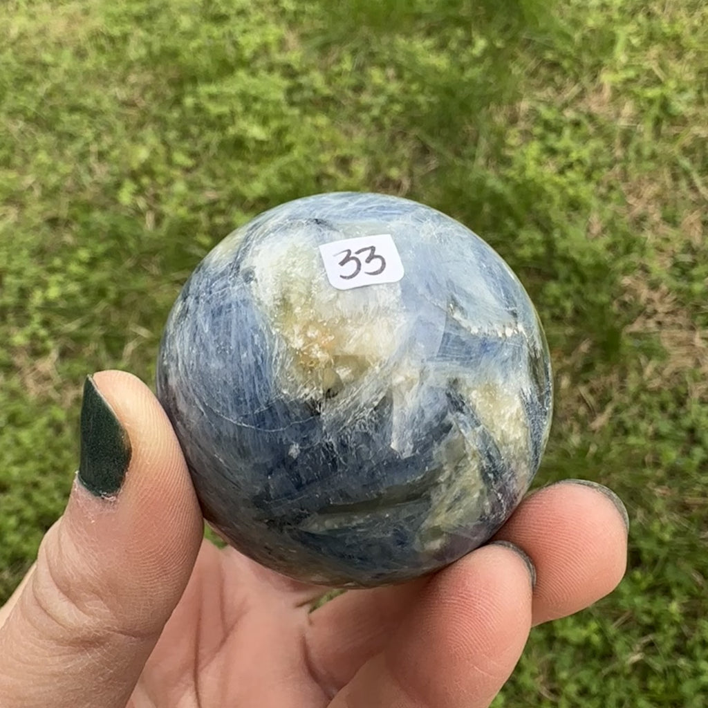 Blue Kyanite Sphere