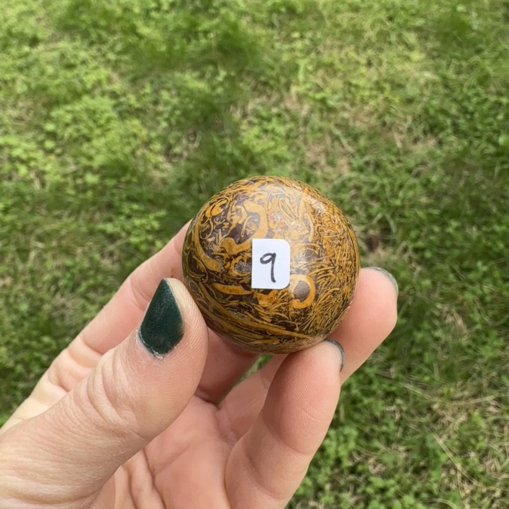 Calligraphy Stone Sphere