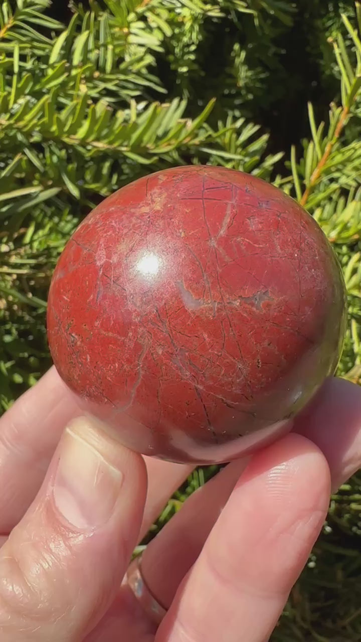 Red Jasper Sphere