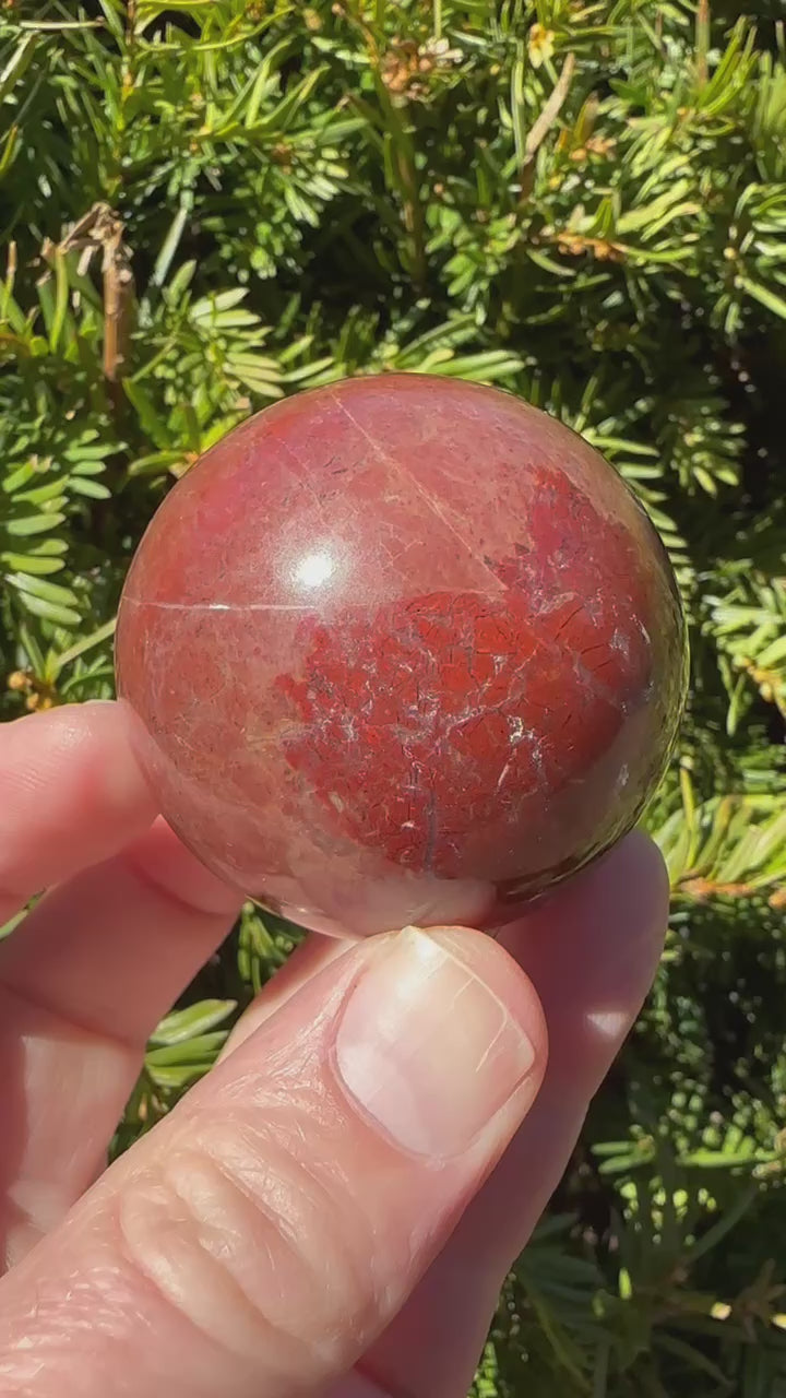 Red Jasper Sphere