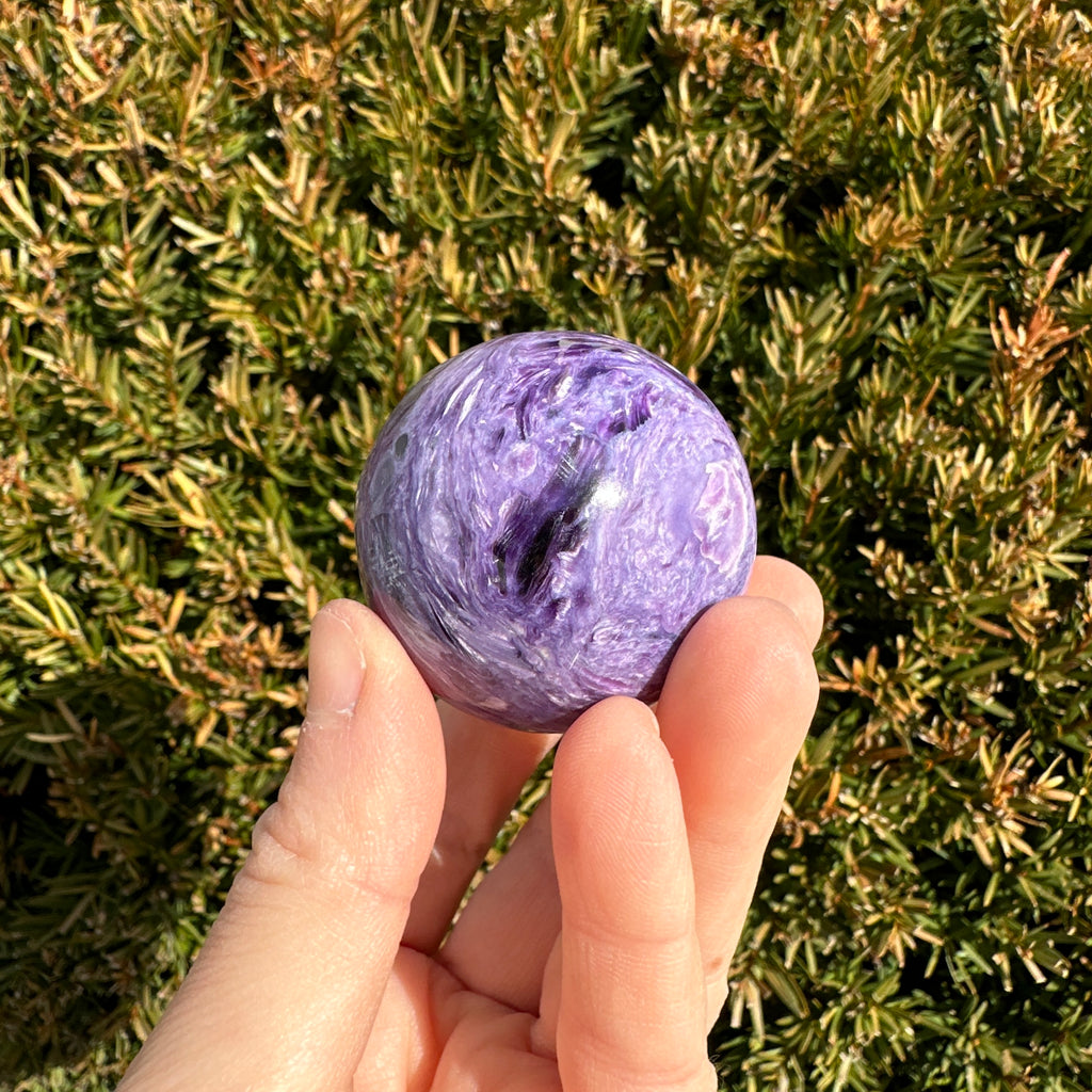Charoite Sphere