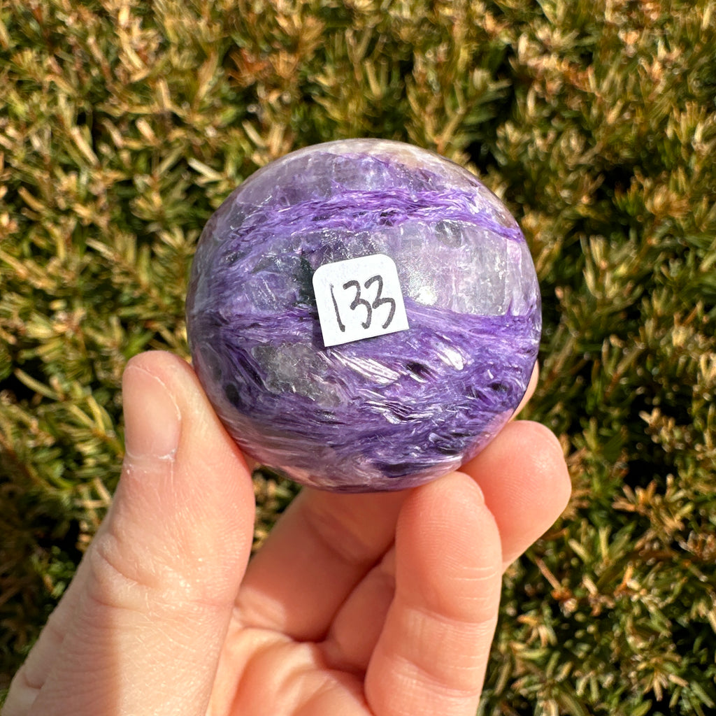 Charoite Sphere
