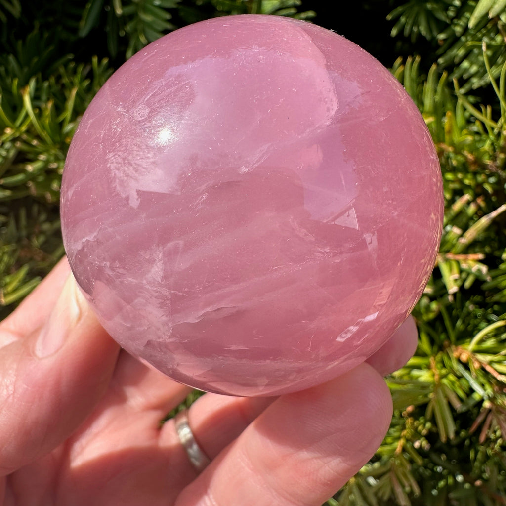 Rose Quartz Star Sphere