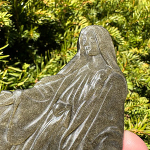 Goldsheen Obsidian Mary