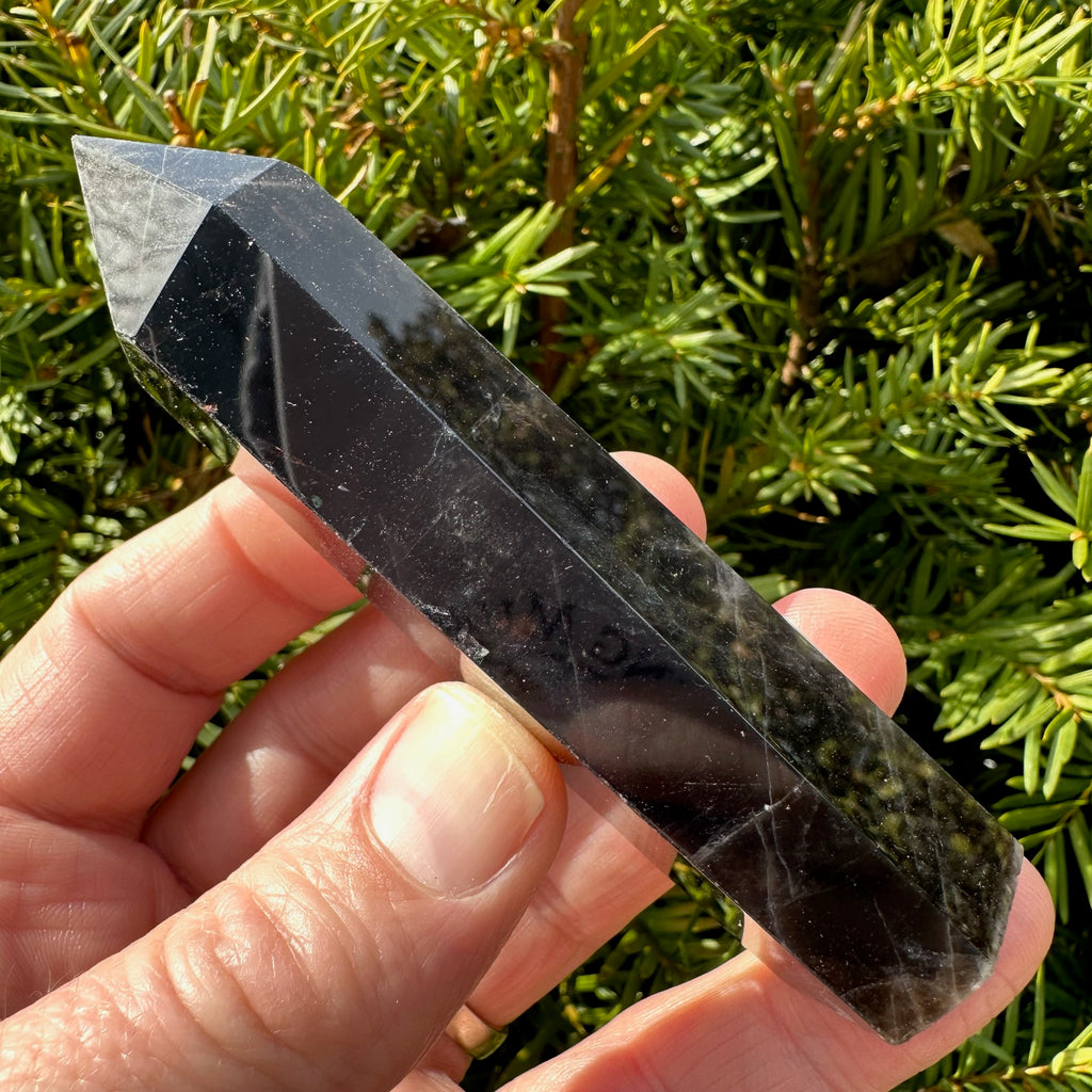 Black Rose Quartz Tower