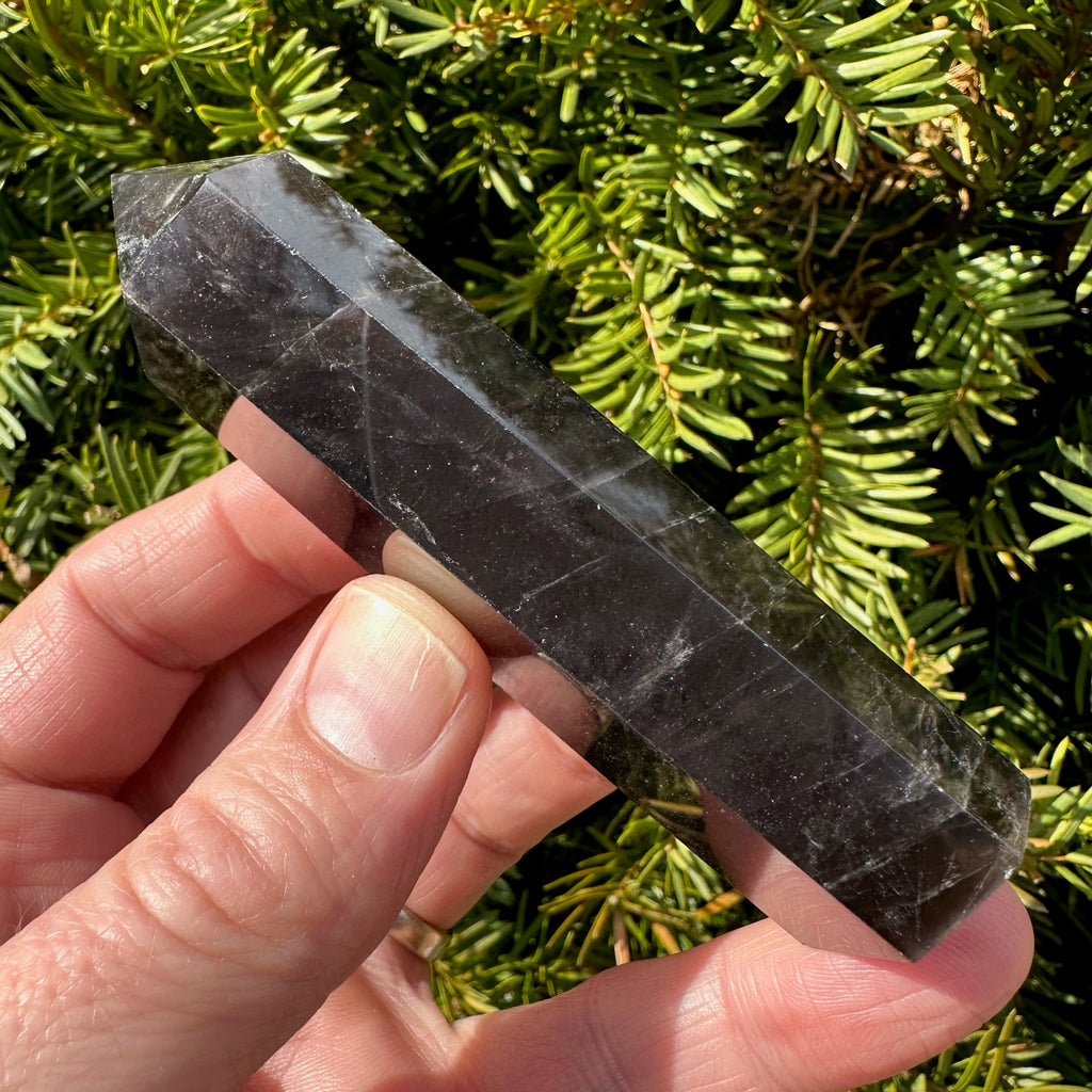 Black Rose Quartz Tower