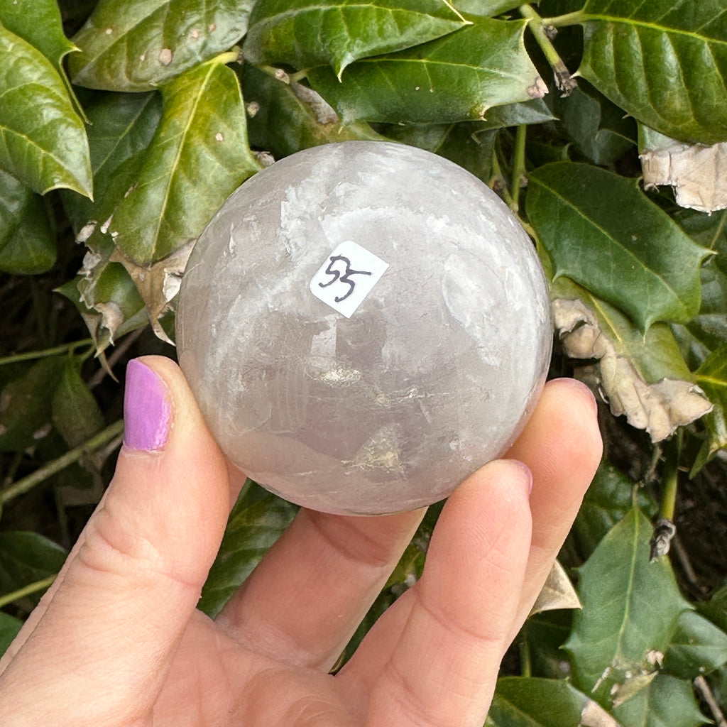 Blue Rose Quartz Sphere