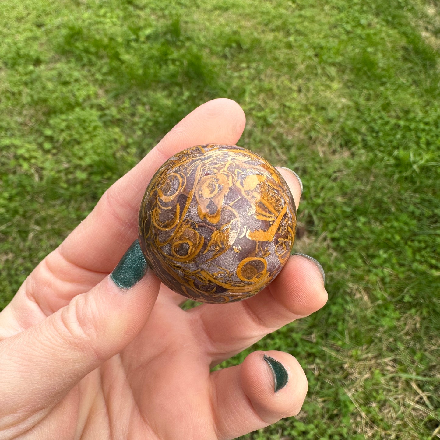 Calligraphy Stone Sphere