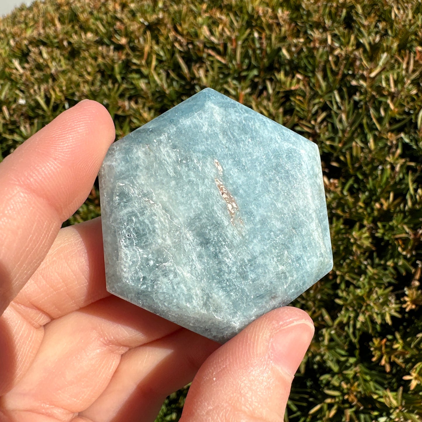 Aquamarine Hexagon