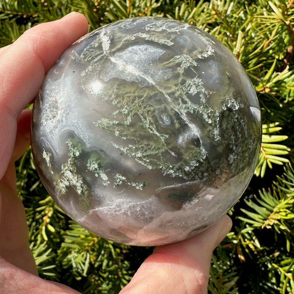 Moss Agate Sphere