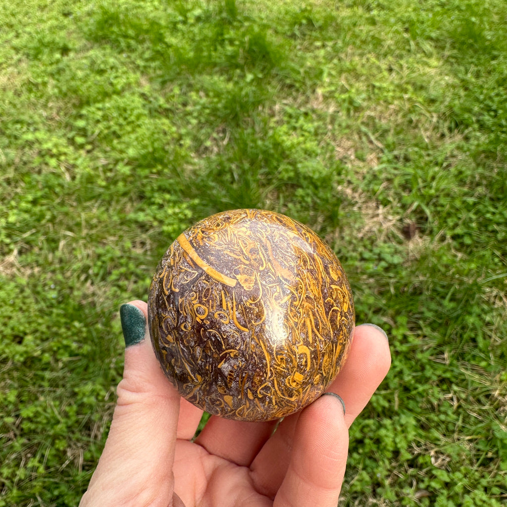 Calligraphy Stone Sphere