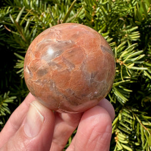Peach Moonstone Sphere