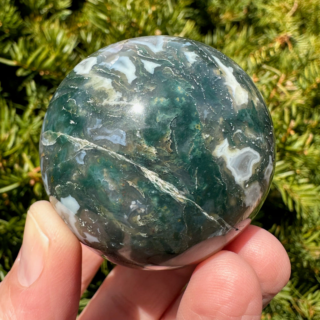 Moss Agate Sphere