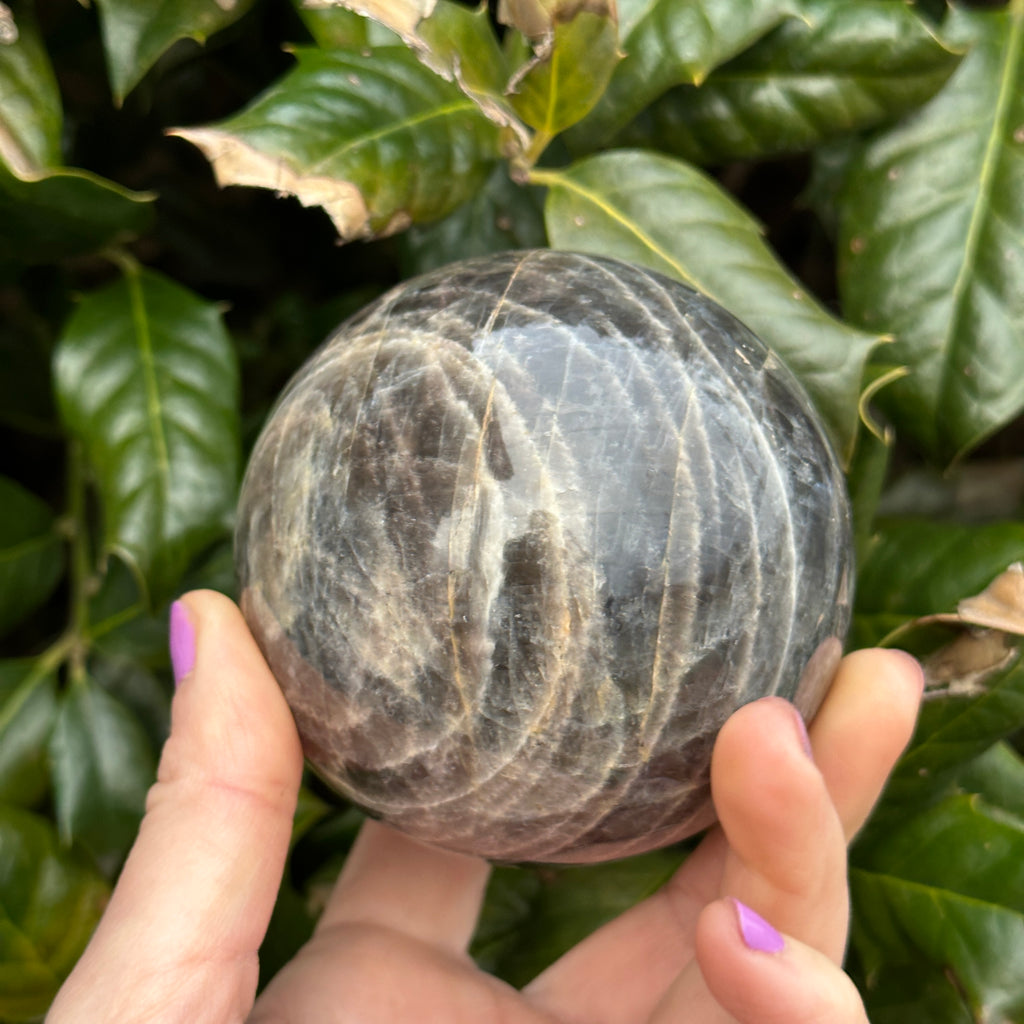 Black Moonstone Sphere