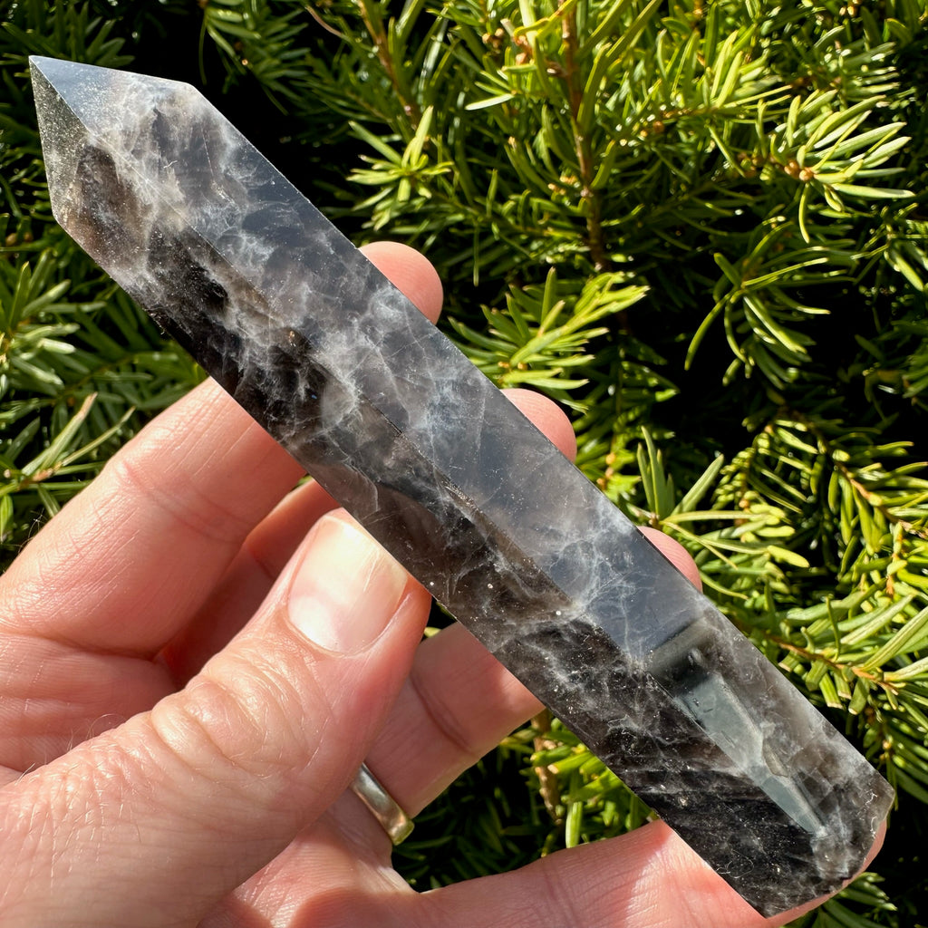 Black Rose Quartz Tower
