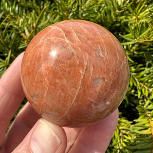Peach Moonstone Sphere