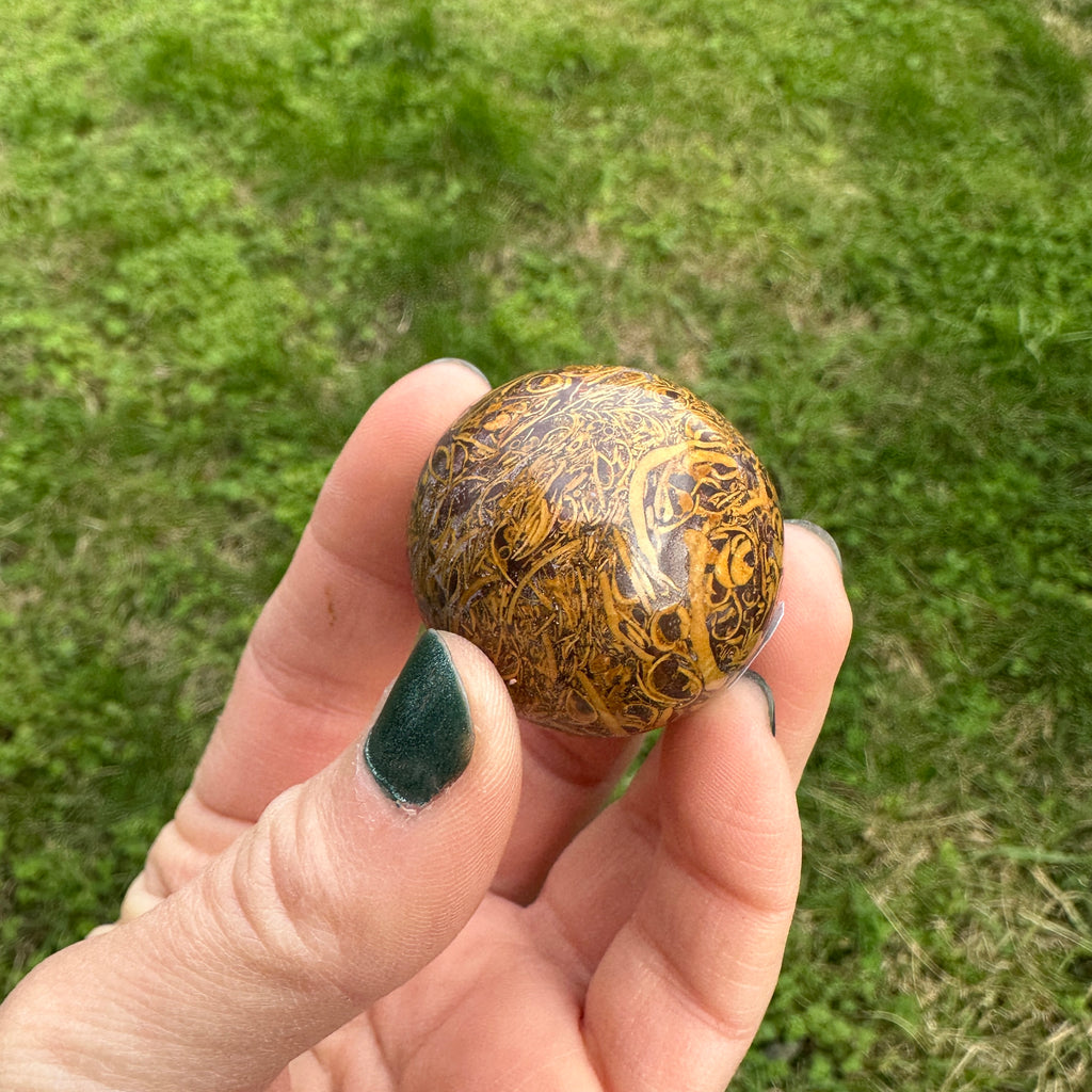 Calligraphy Stone Sphere