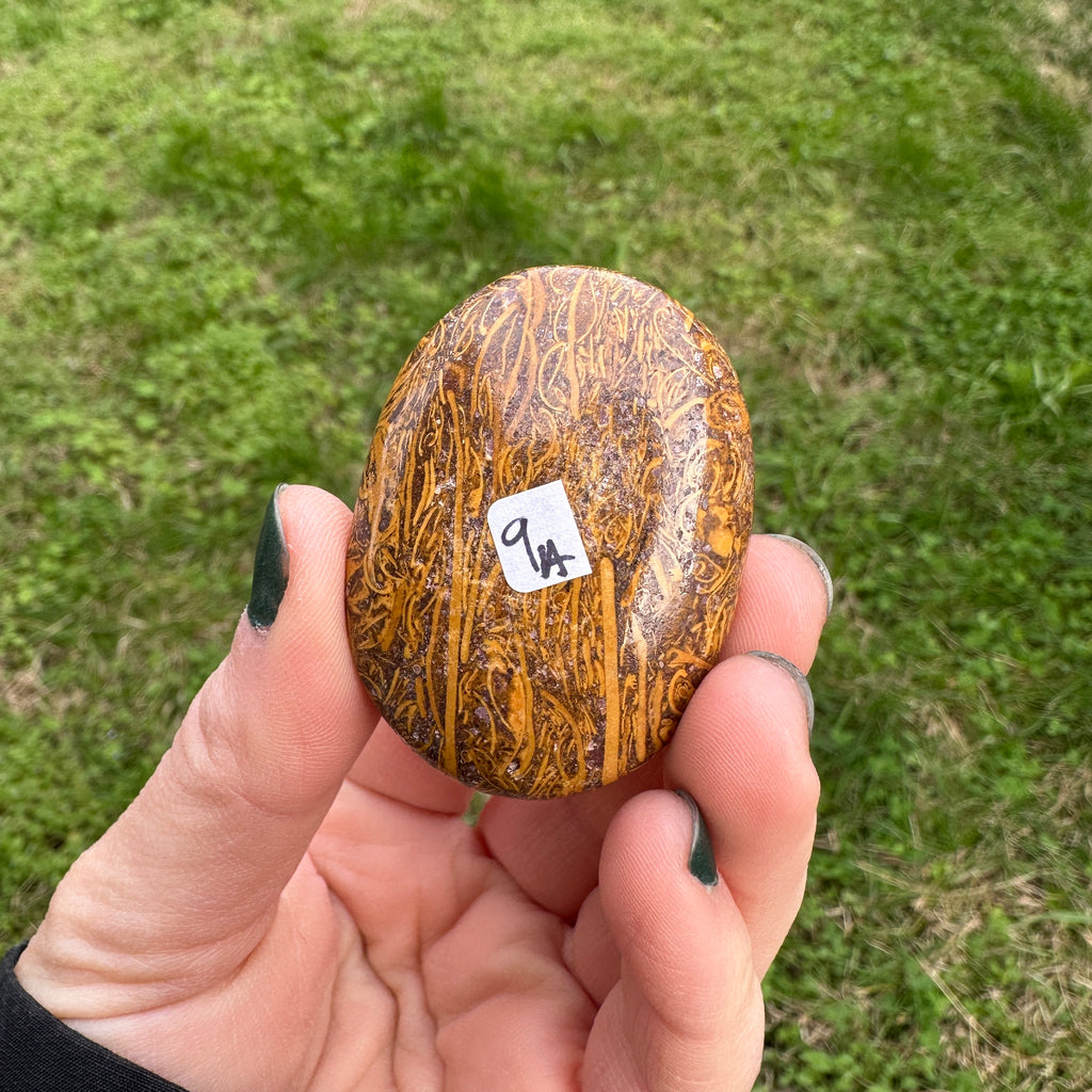 Calligraphy Stone Palm Stone