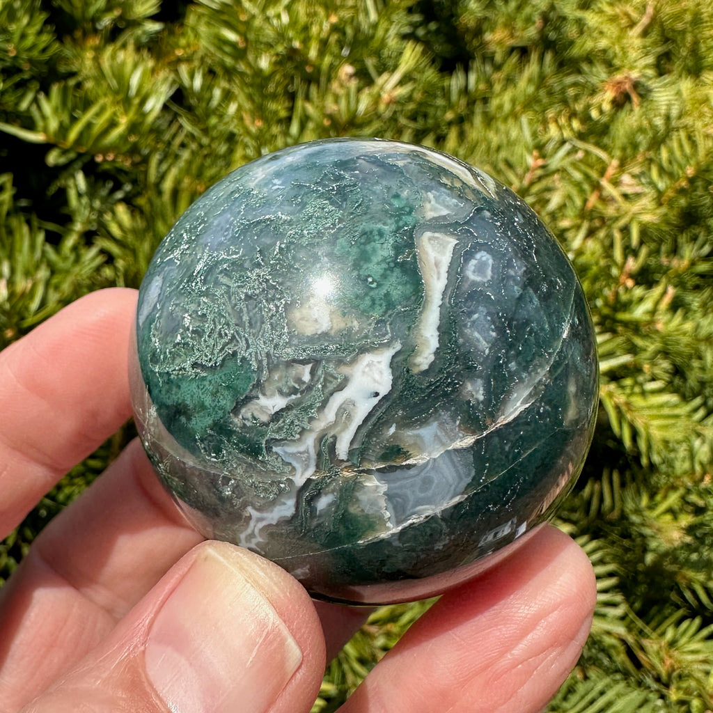 Moss Agate Sphere