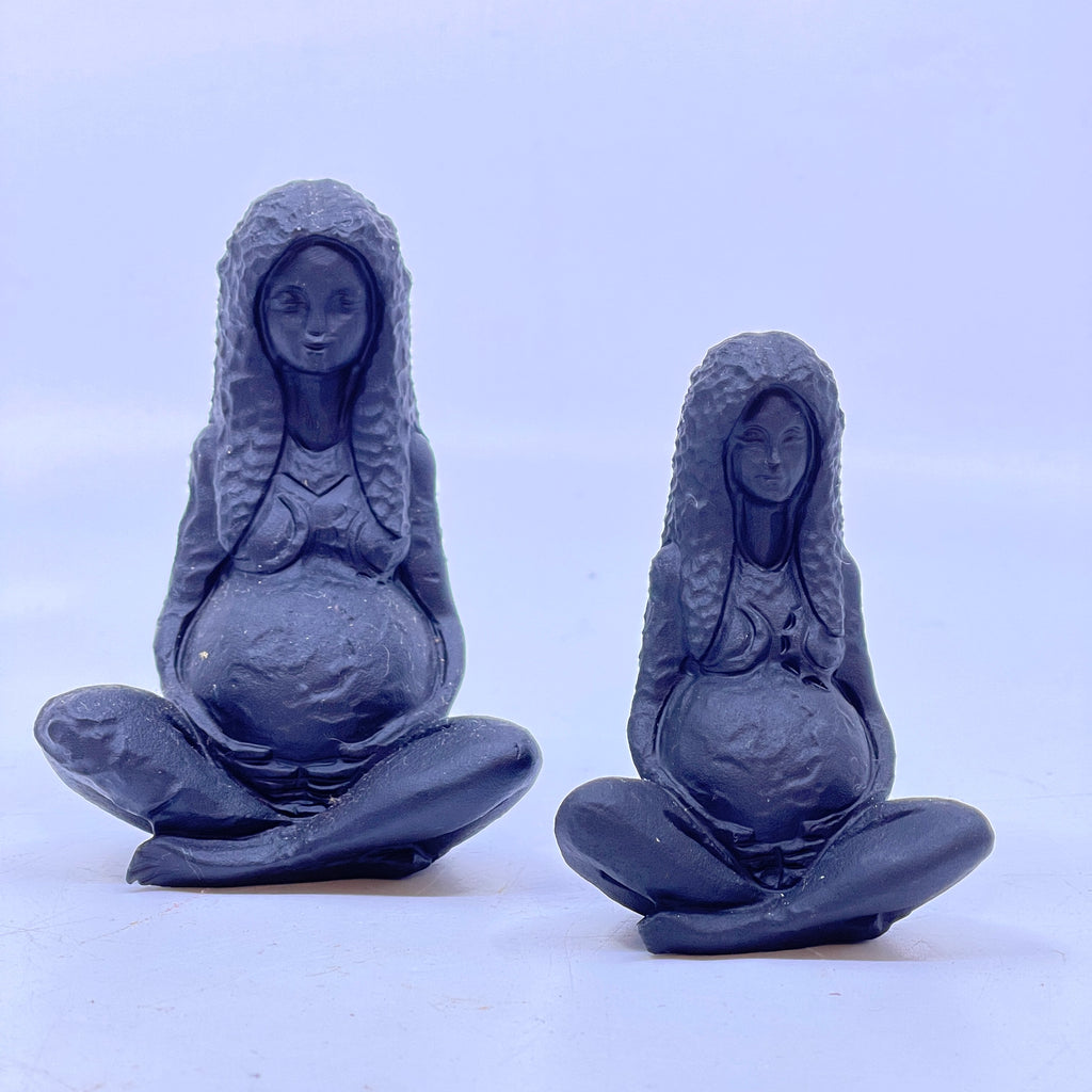 Black Obsidian Mother/Earth Goddess
