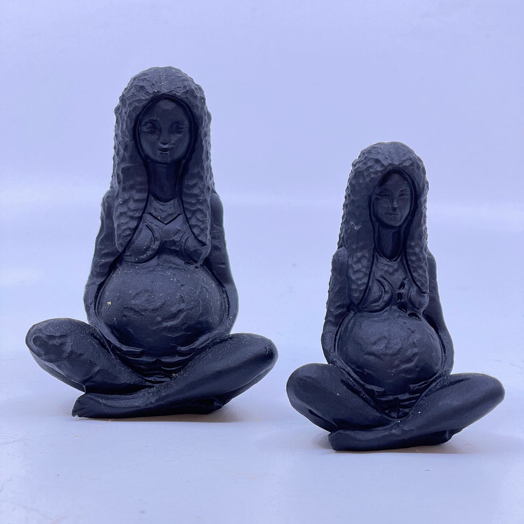 Black Obsidian Mother/Earth Goddess