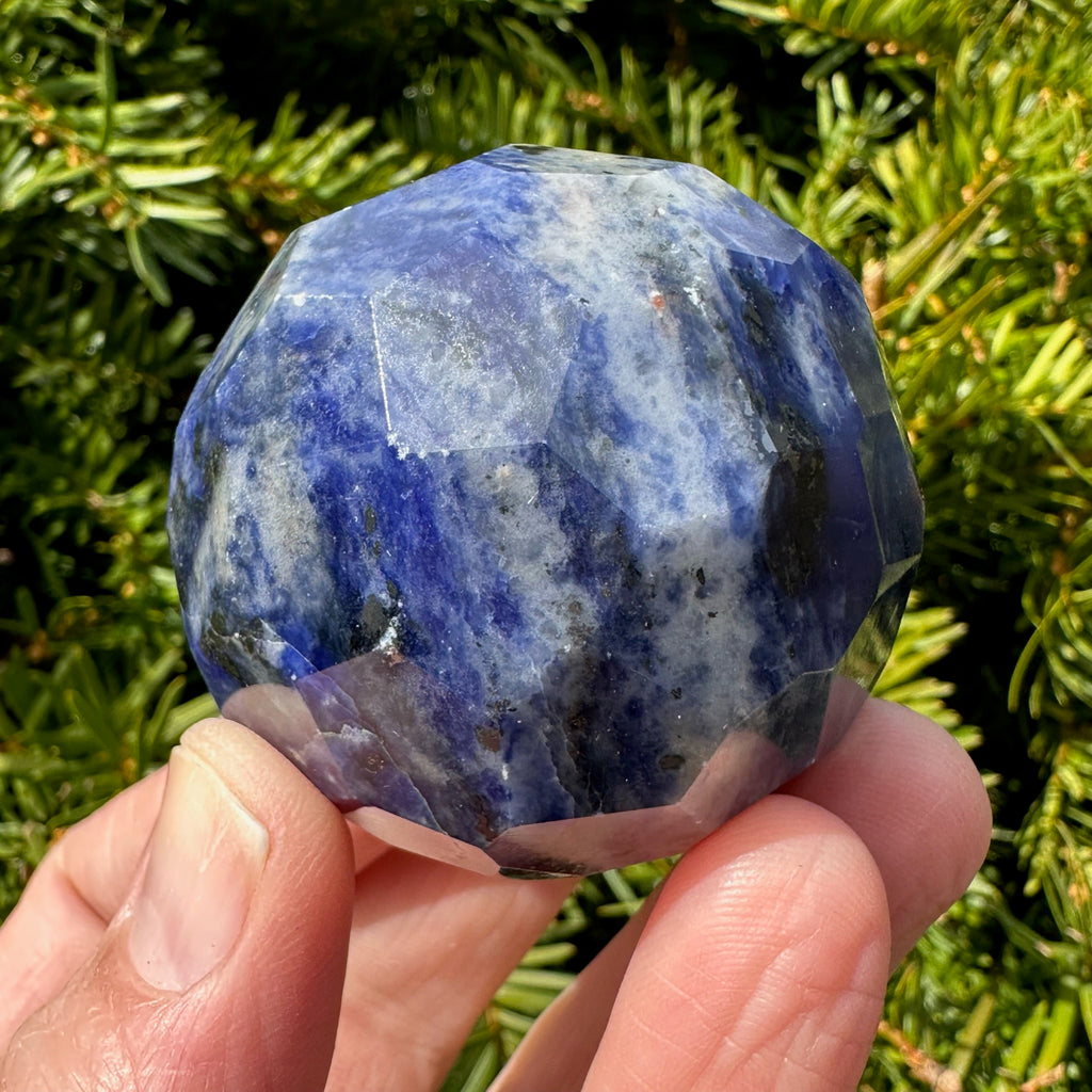 Sodalite Faceted Sphere