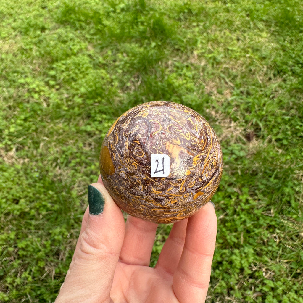 Calligraphy Stone Sphere