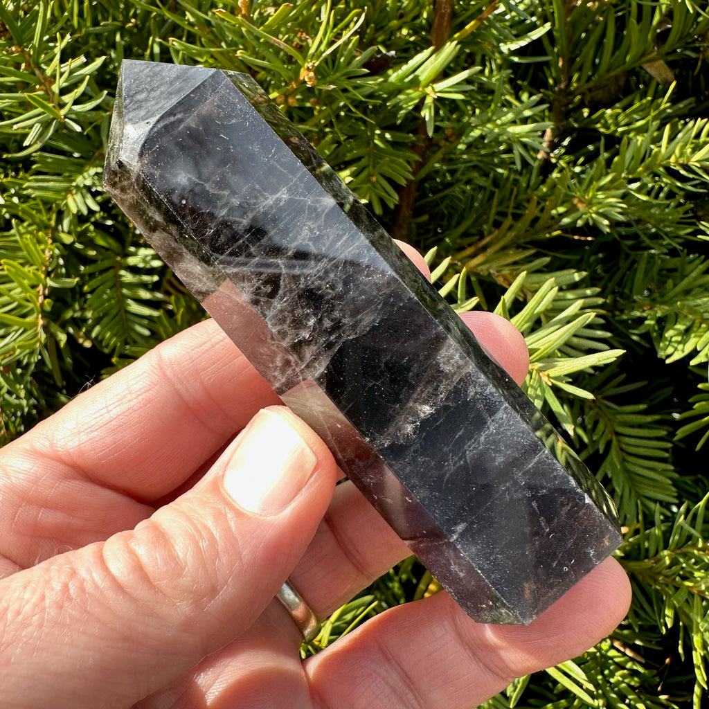 Black Rose Quartz Tower