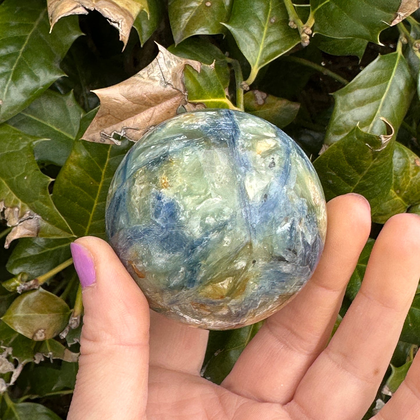 Blue Kyanite Sphere