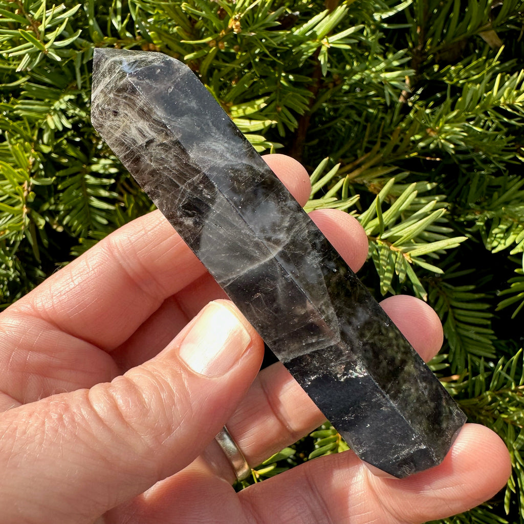 Black Rose Quartz Tower