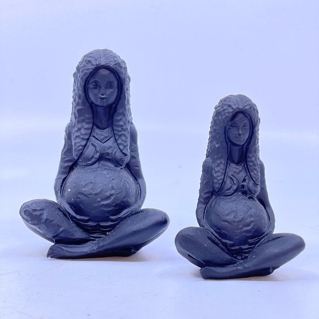 Black Obsidian Mother/Earth Goddess