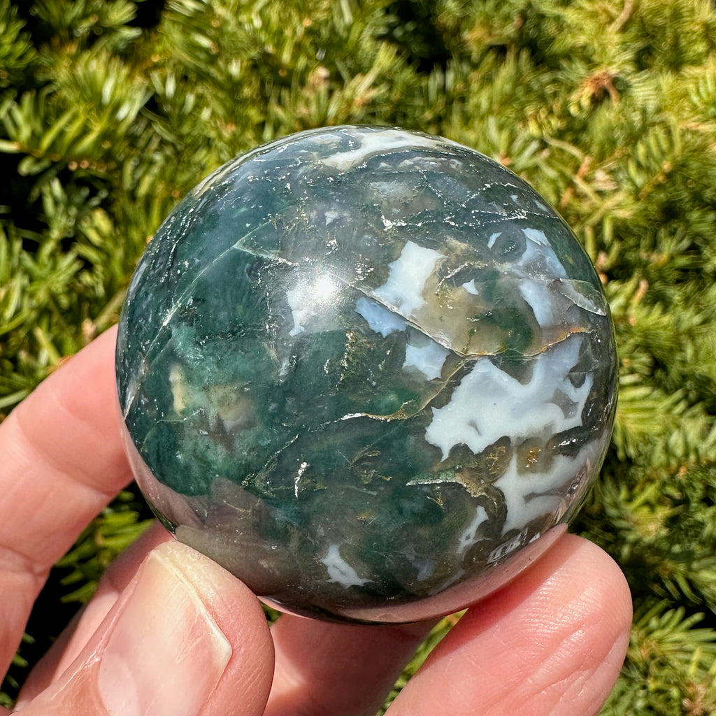 Moss Agate Sphere