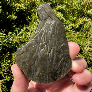 Goldsheen Obsidian Mary