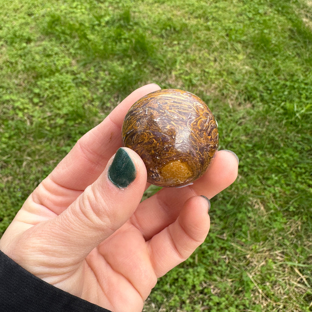 Calligraphy Stone Sphere