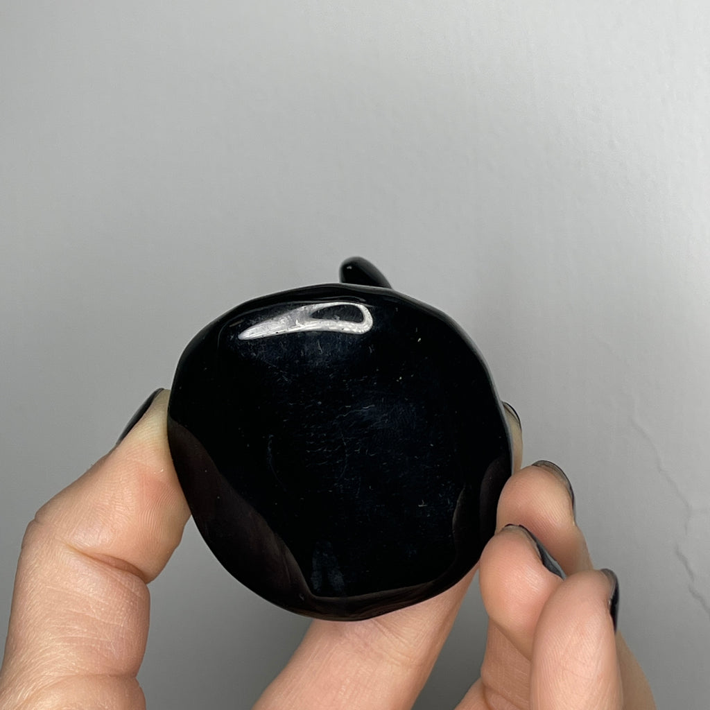 Black Obsidian Witch Hat