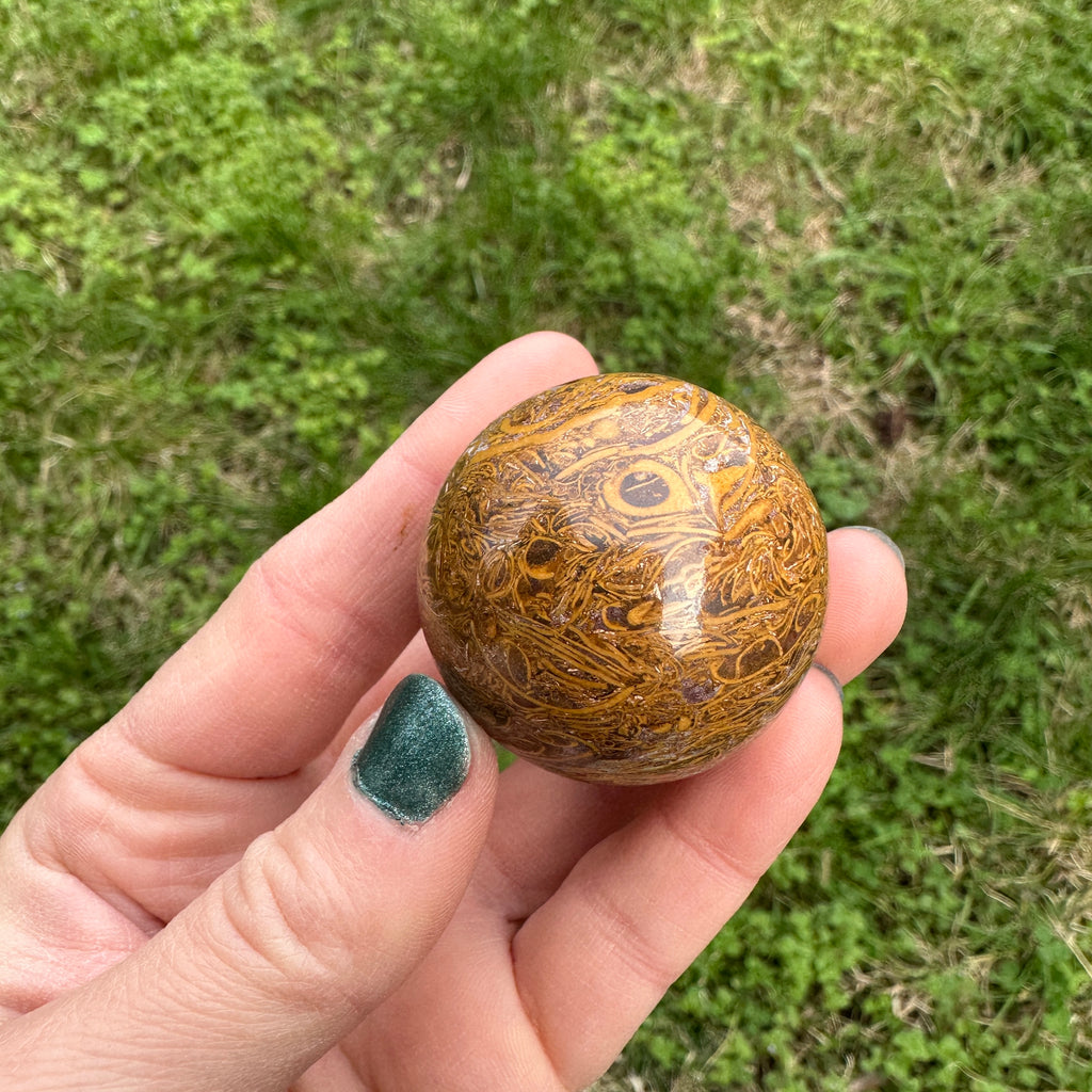 Calligraphy Stone Sphere