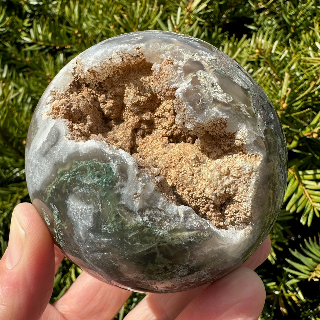 Moss Agate Sphere