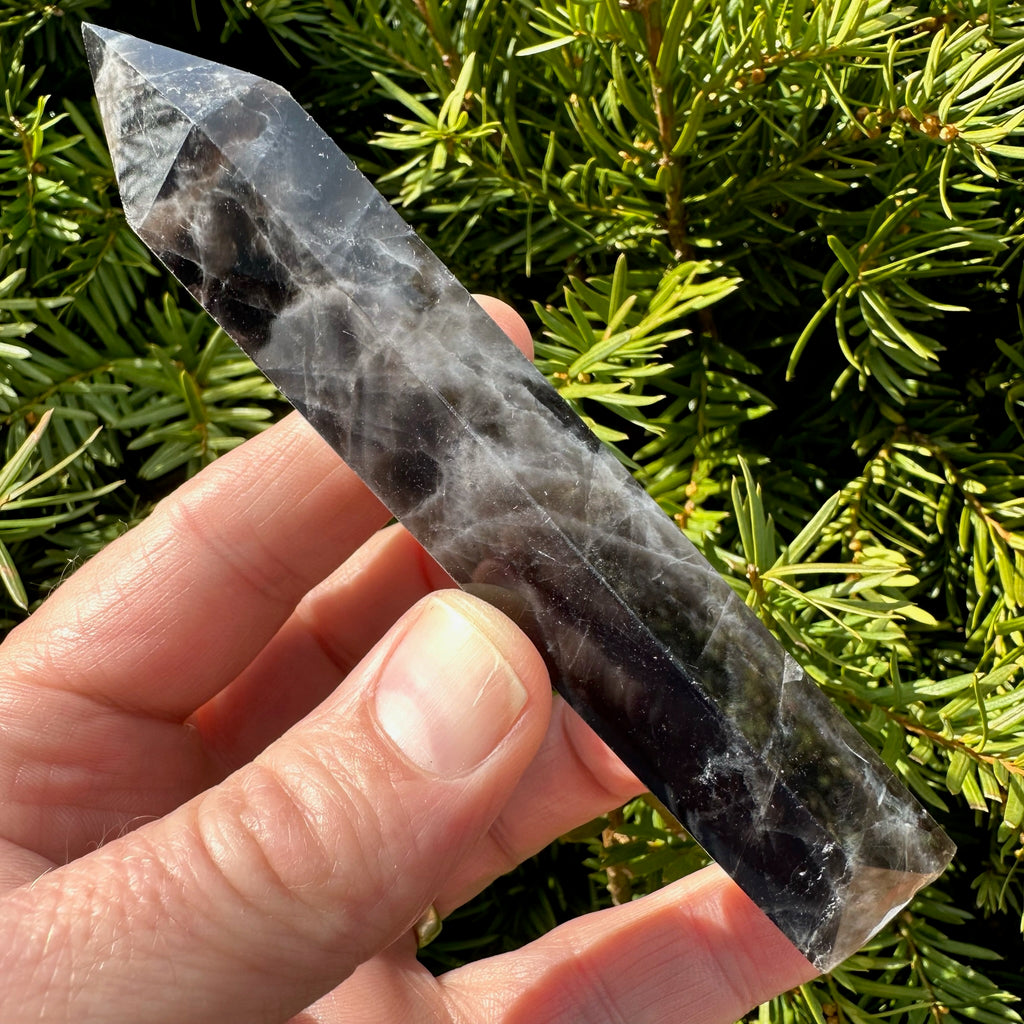 Black Rose Quartz Tower