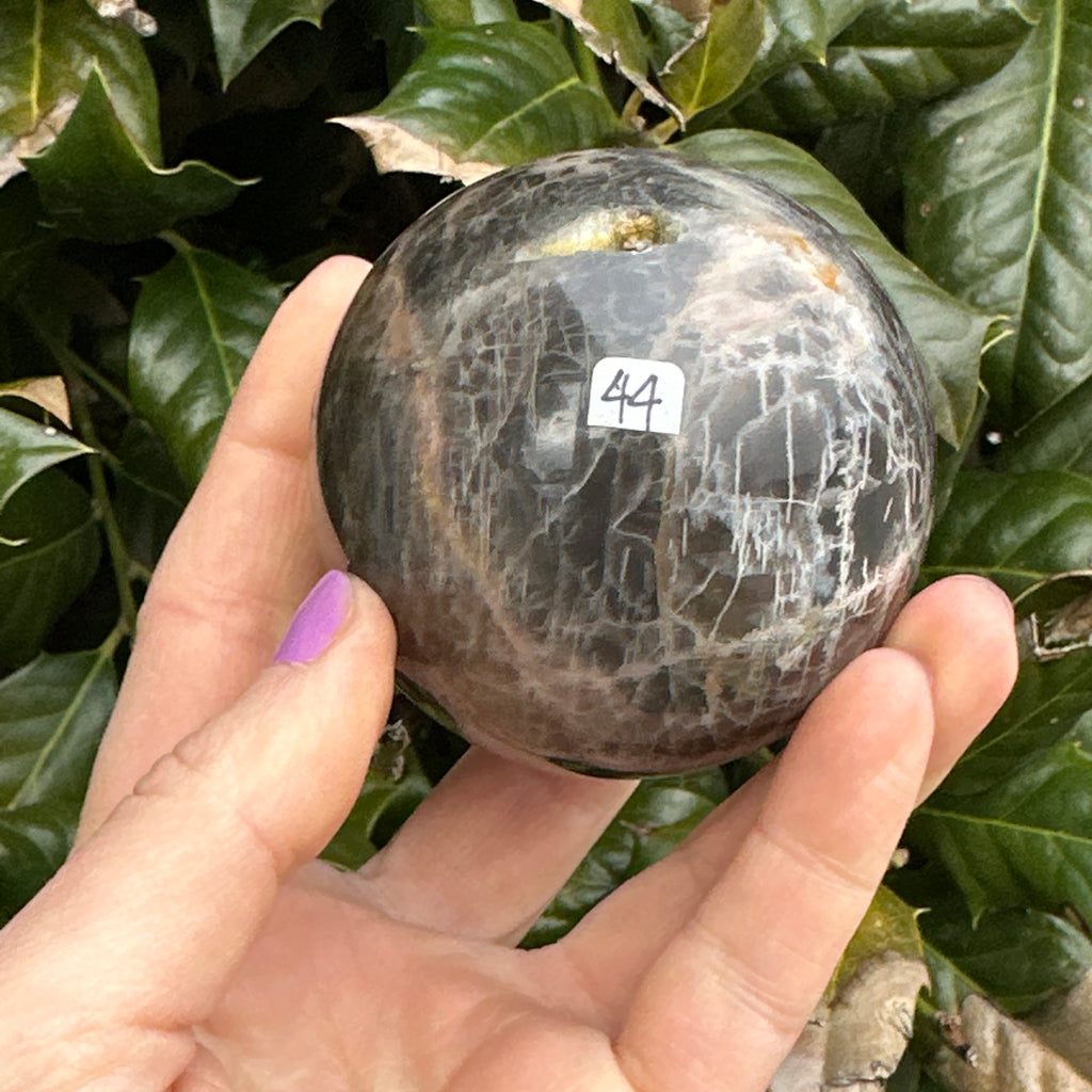 Black Moonstone Sphere