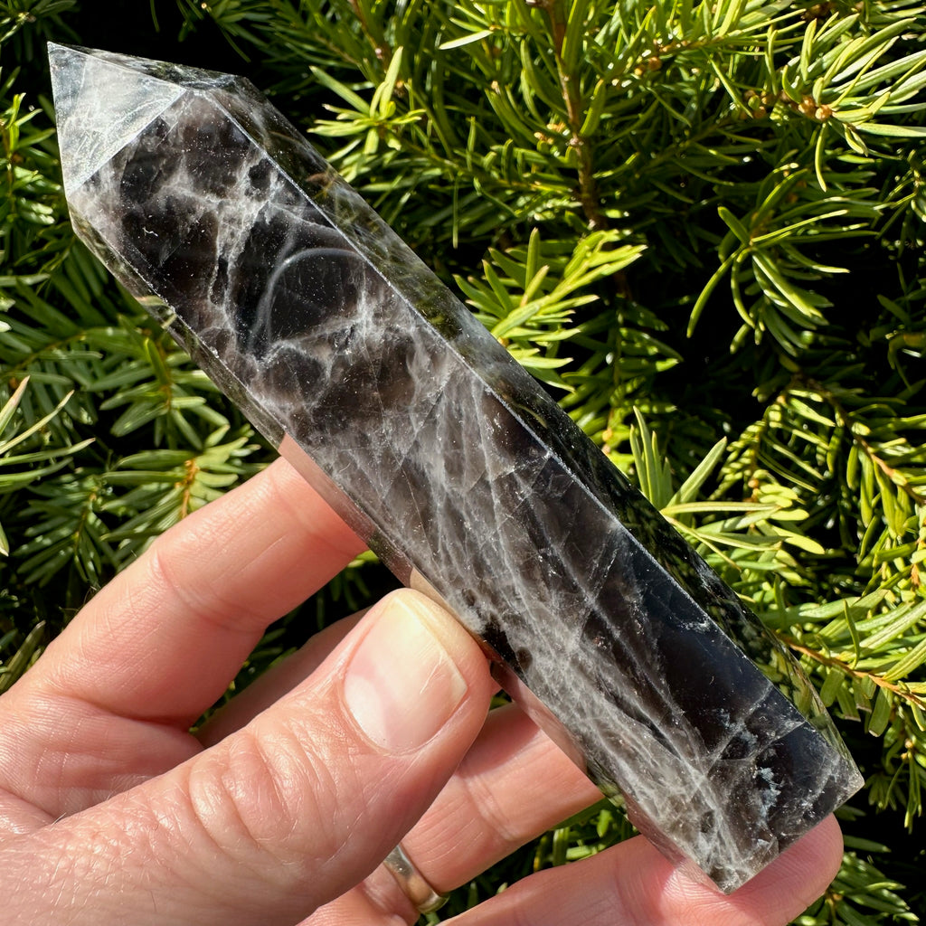 Black Rose Quartz Tower
