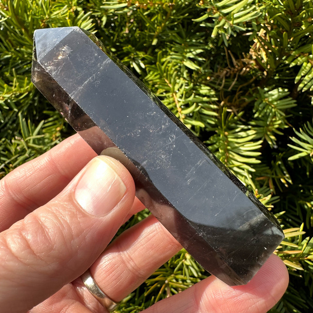 Black Rose Quartz Tower